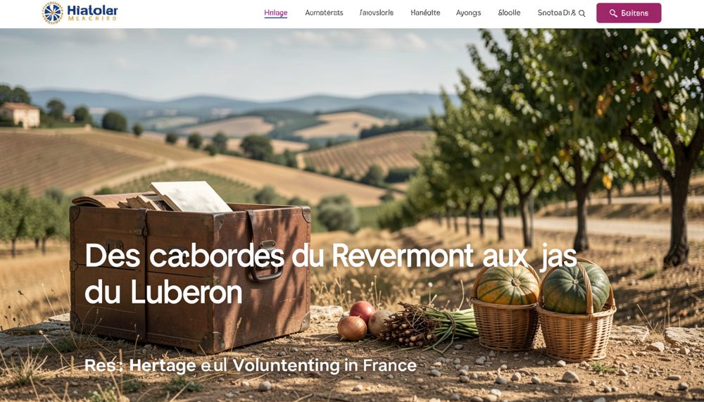 Cabane en pierre sèche à toit de lauzes dans une garrigue provençale, cyprès en arrière-plan.